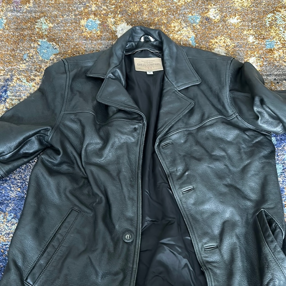 Guess Vintage Leather Jacket Perfect Condition